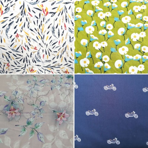 Cotton lawn fabric - cotton, floral