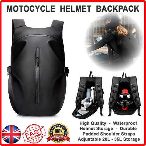 Motorcycle helmet backpack - motorcycle,